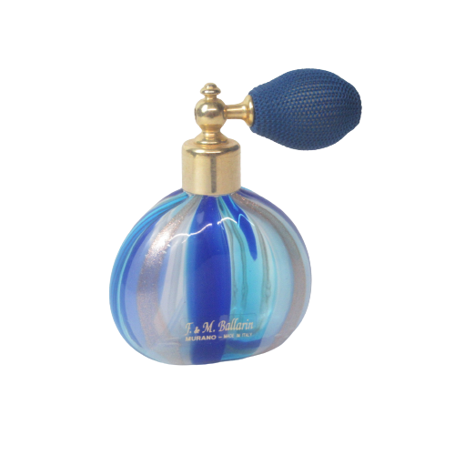 F & M Ballarin Murano Glass Perfume Atomizer