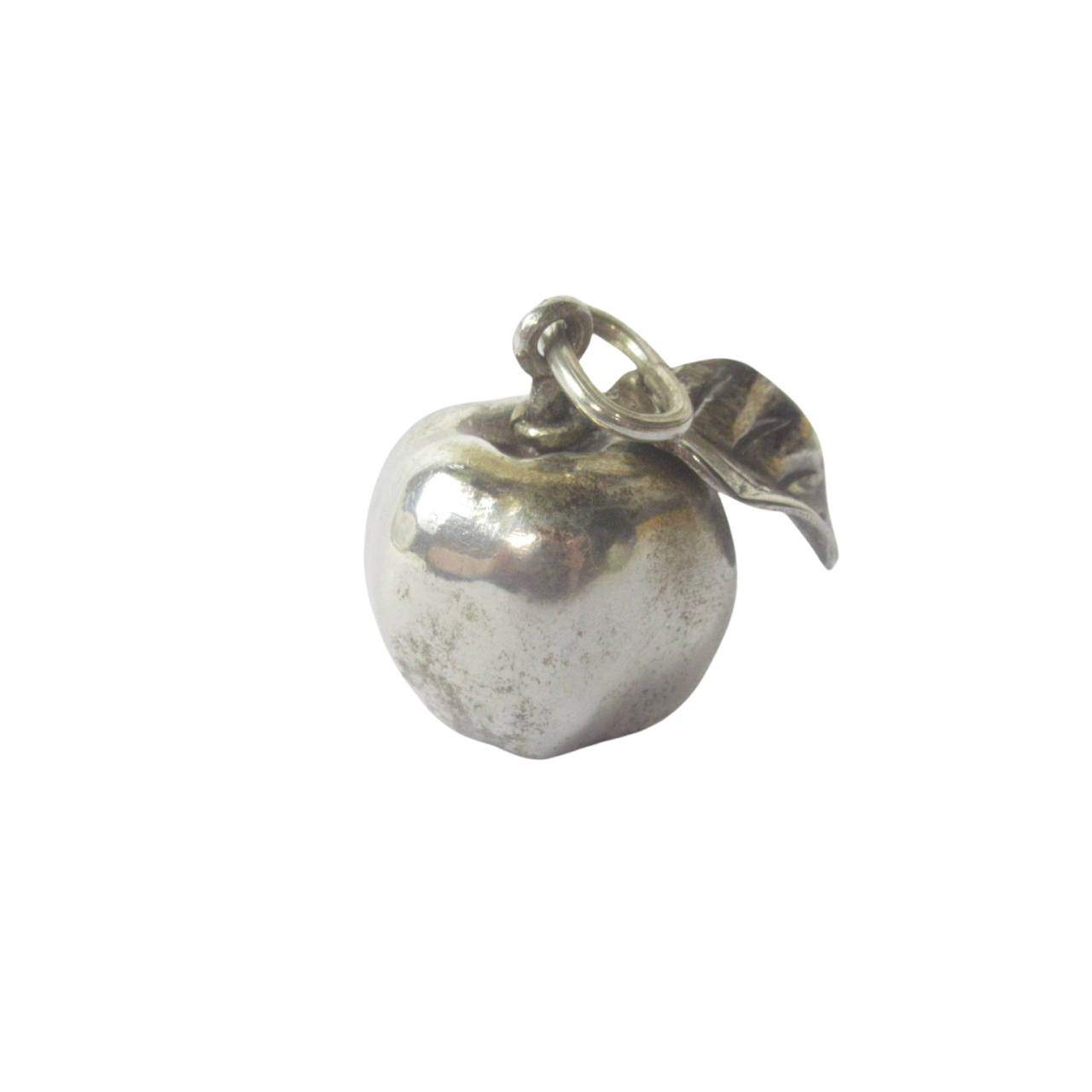 Sterling Silver Apple Pendant