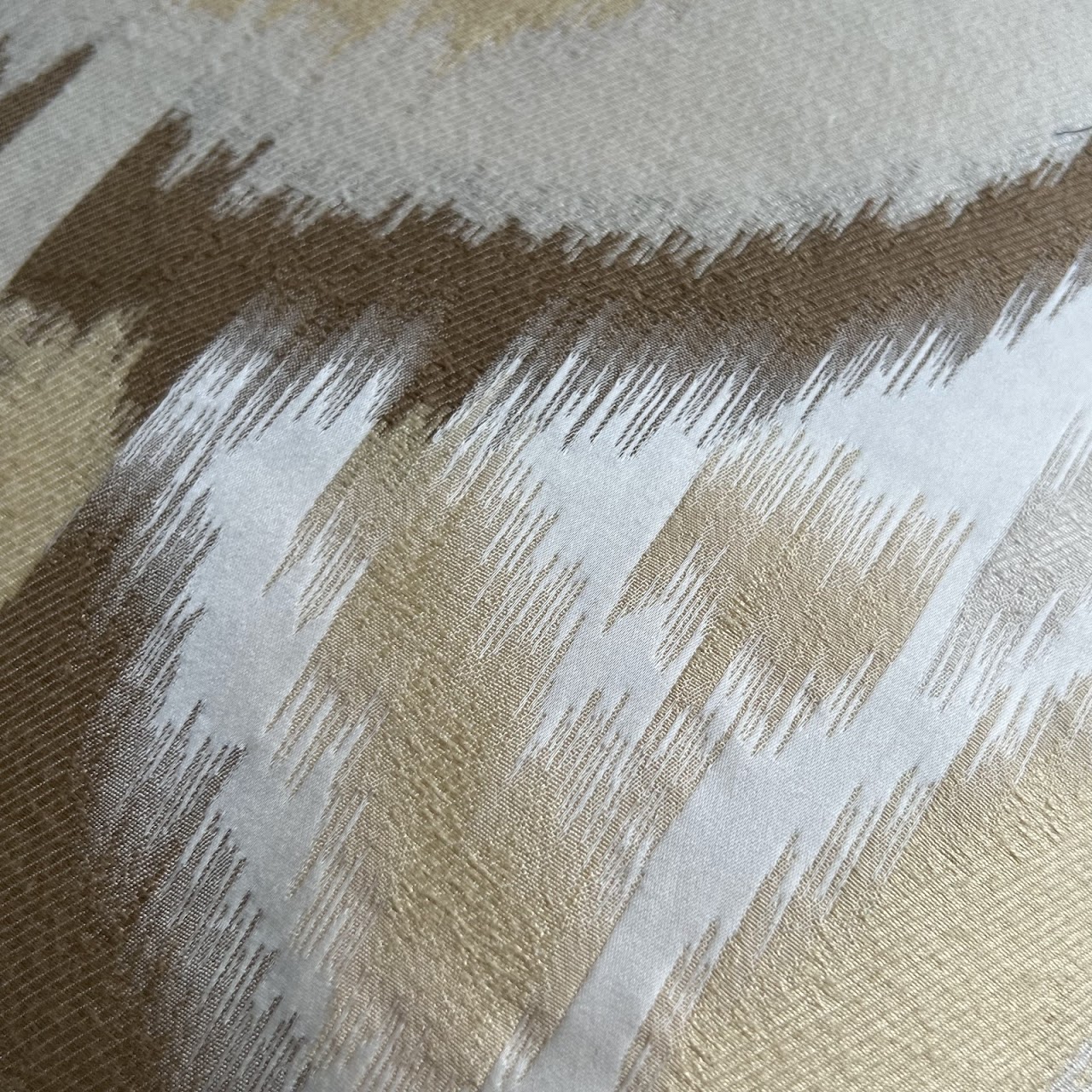 Silk Blend Ikat Throw Pillow Pair