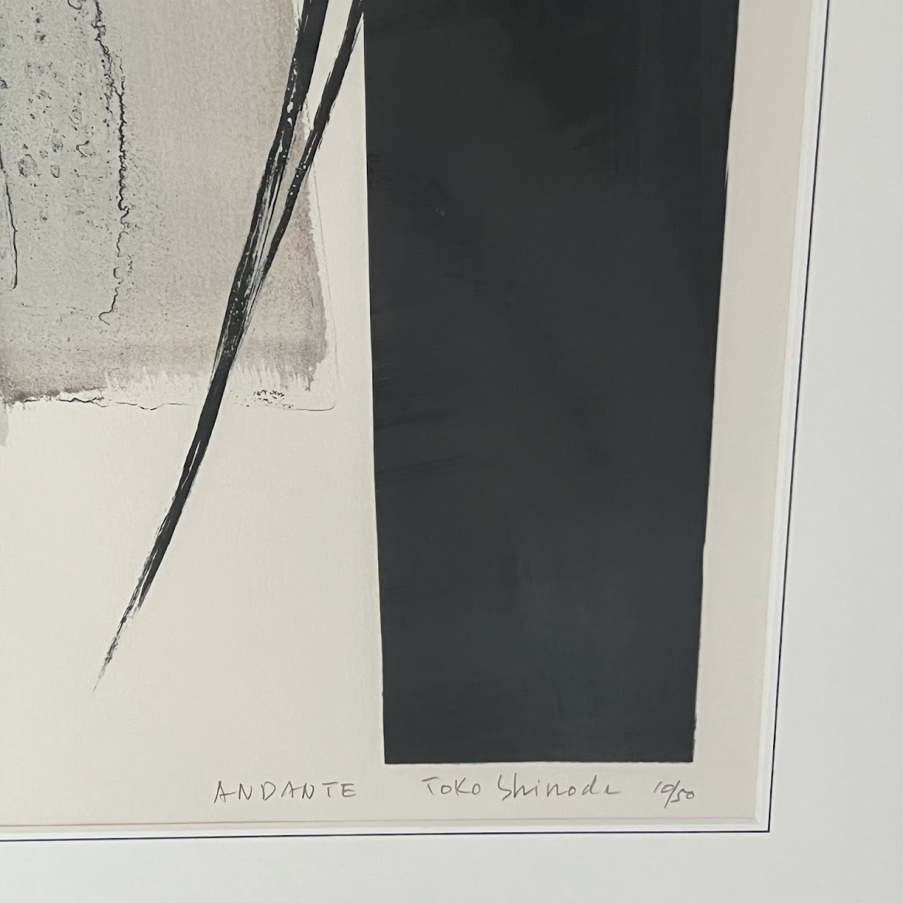 Toko Shinoda 'Andante' Signed Lithograph