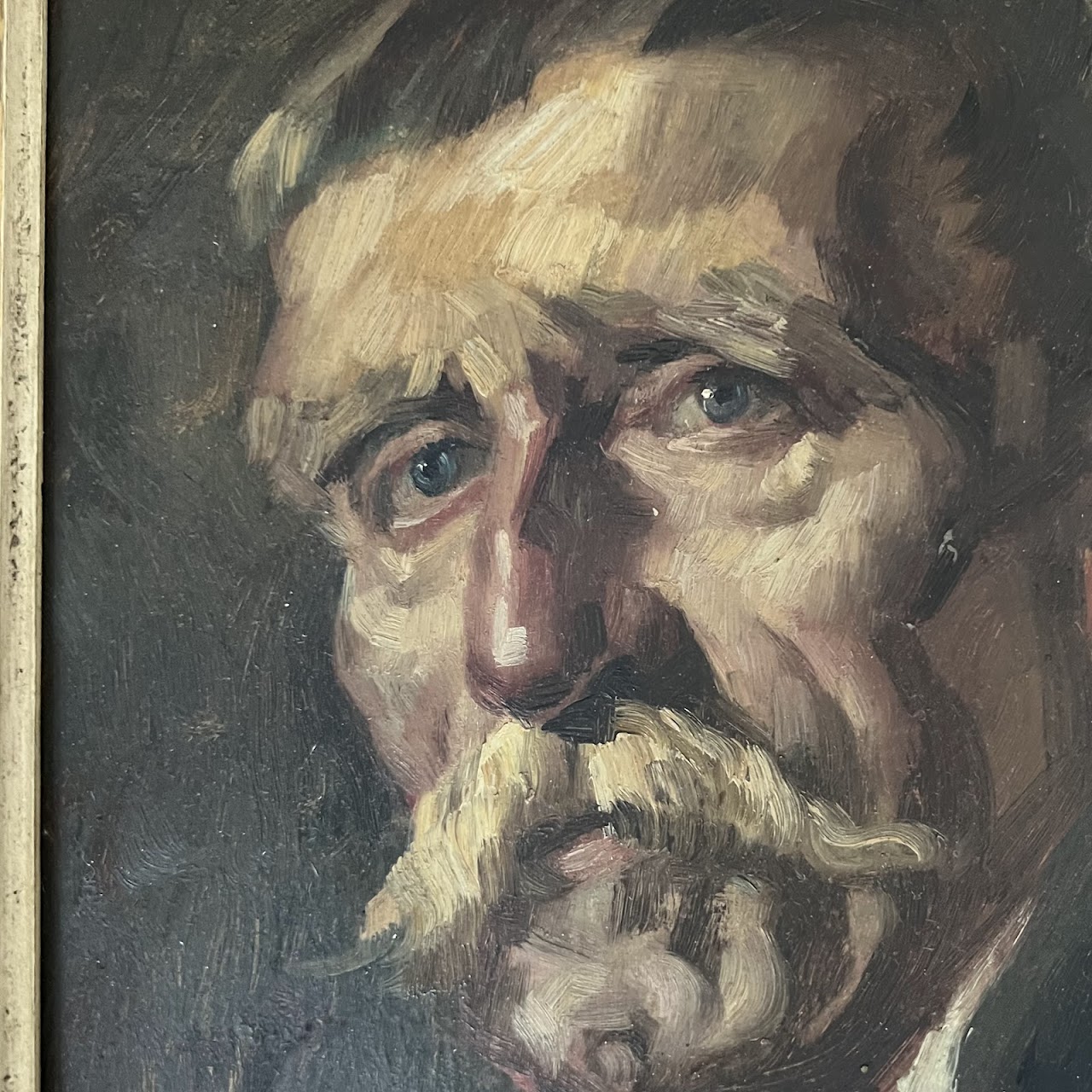 Paul Götz-Räcknitz Signed Late 19th-Early 20th C. Oil Portrait Painting