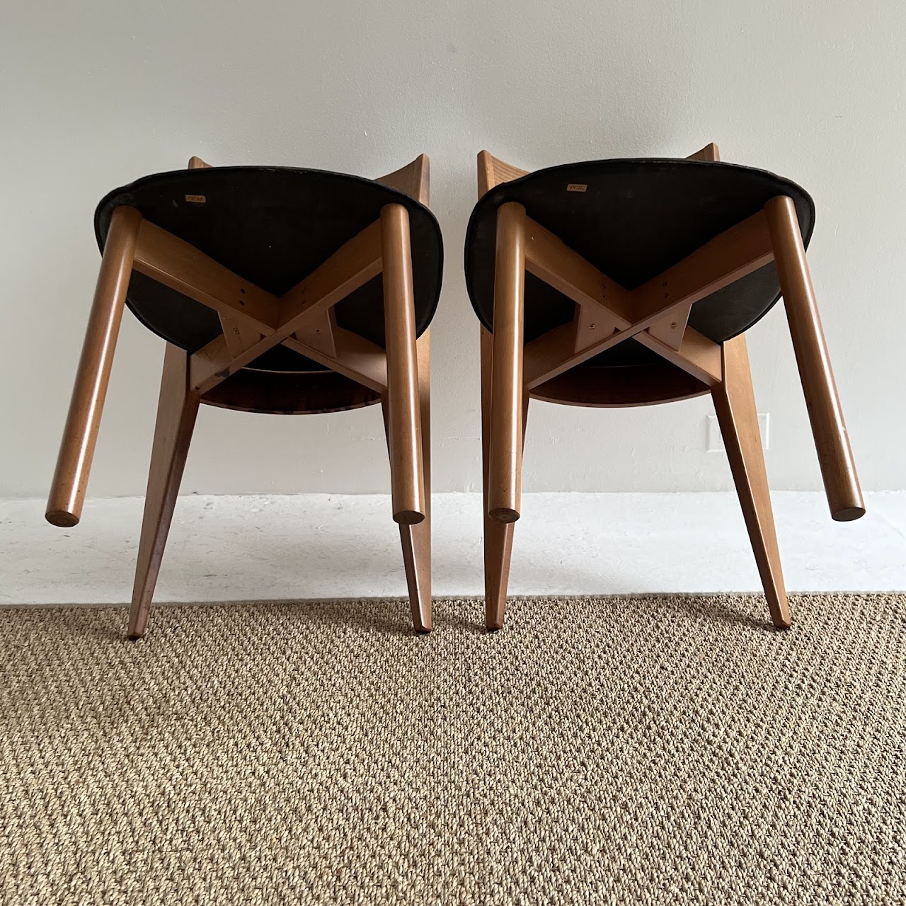 Calligaris Italian Post-Modernist Side Chair Pair #2