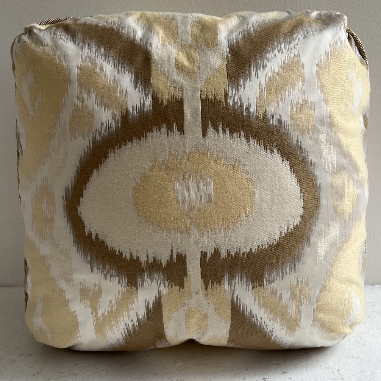 Silk Blend Ikat Throw Pillow Pair