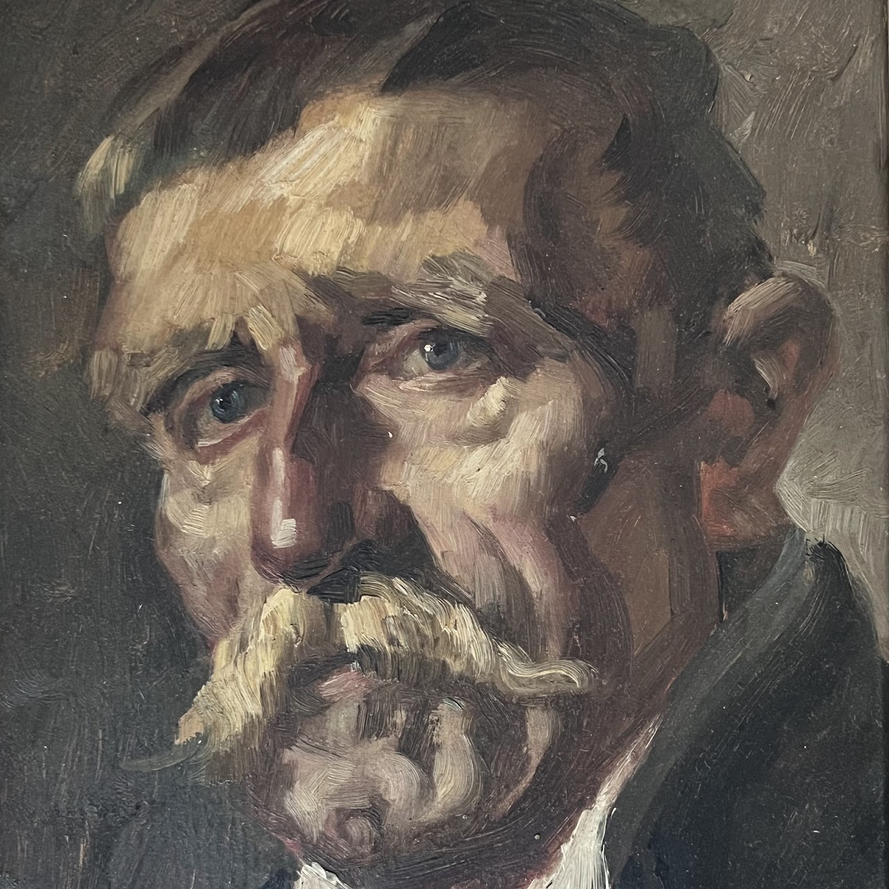 Paul Götz-Räcknitz Signed Late 19th-Early 20th C. Oil Portrait Painting