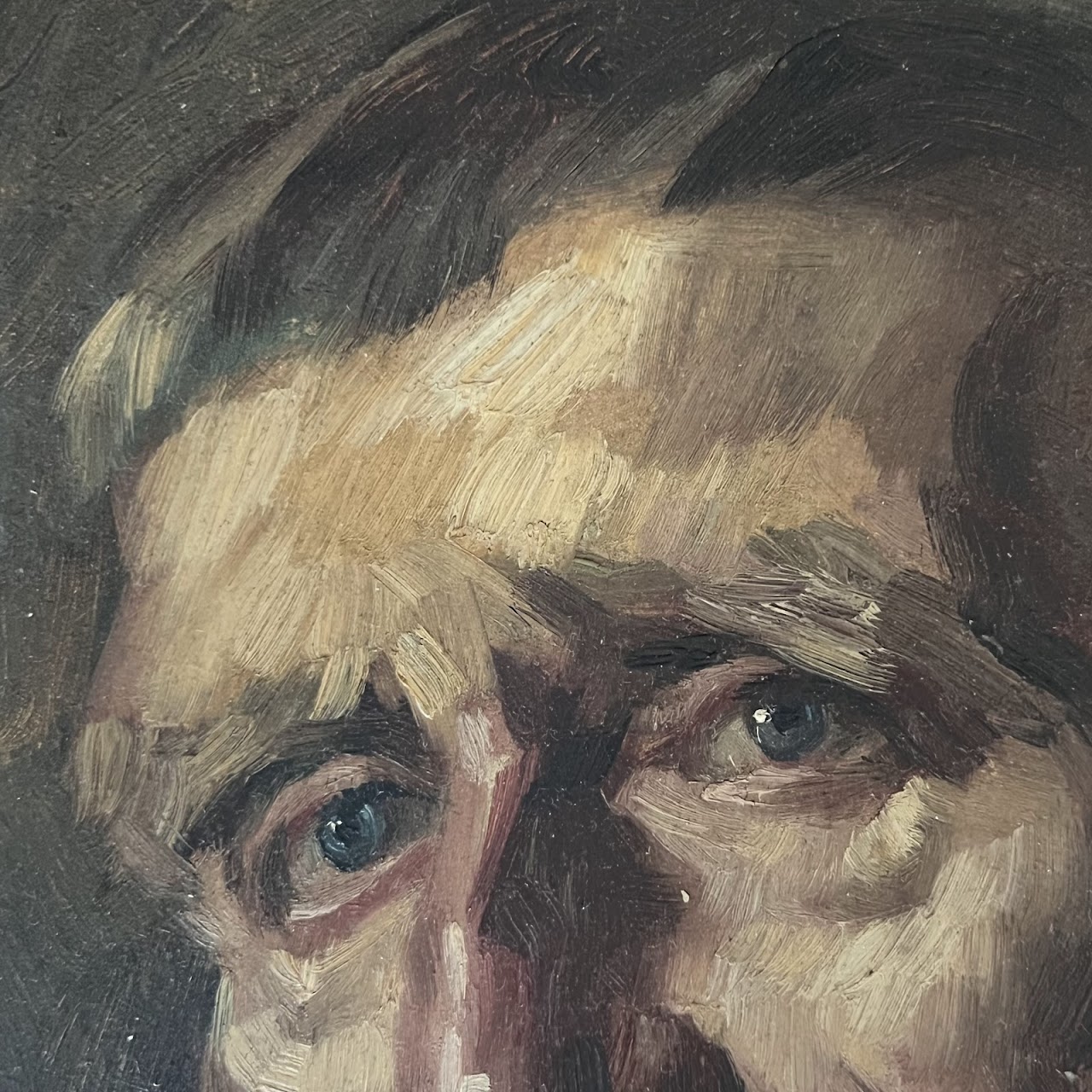 Paul Götz-Räcknitz Signed Late 19th-Early 20th C. Oil Portrait Painting