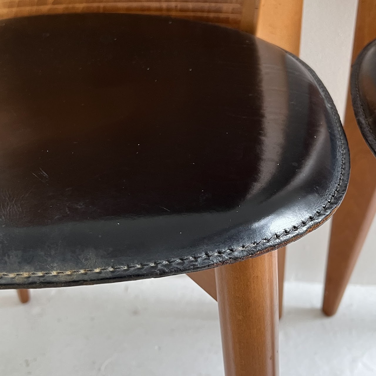 Calligaris Italian Post-Modernist Side Chair Pair #2