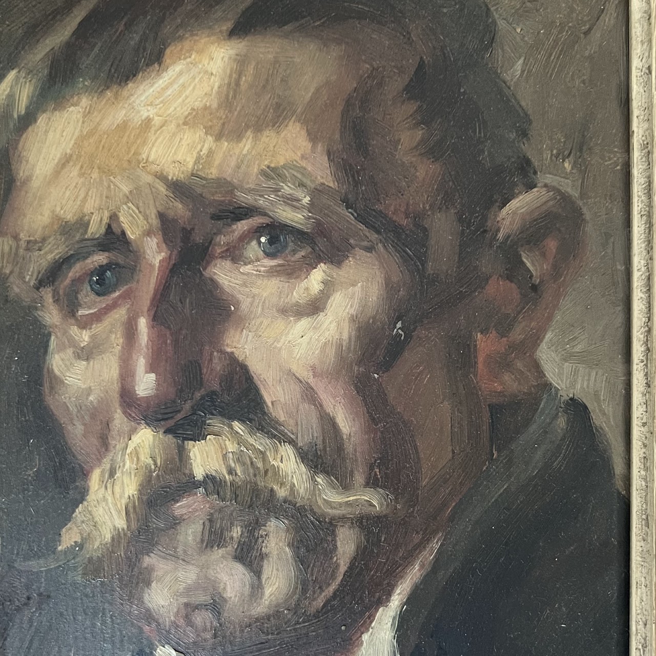 Paul Götz-Räcknitz Signed Late 19th-Early 20th C. Oil Portrait Painting