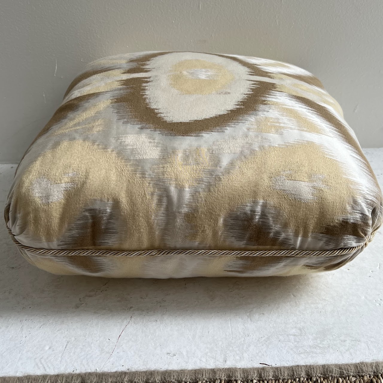 Silk Blend Ikat Throw Pillow Pair