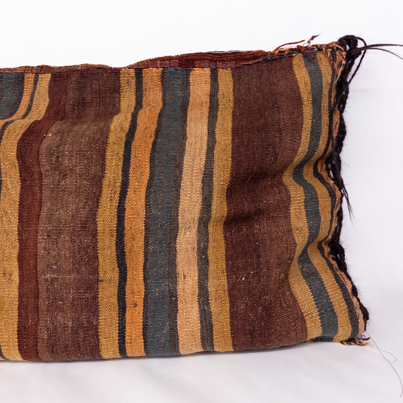 Vintage Upcycled Rug Rectangular Throw Pillow