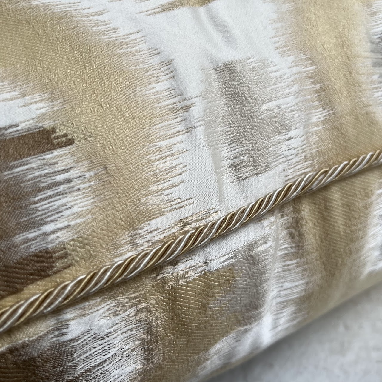 Silk Blend Ikat Throw Pillow Pair