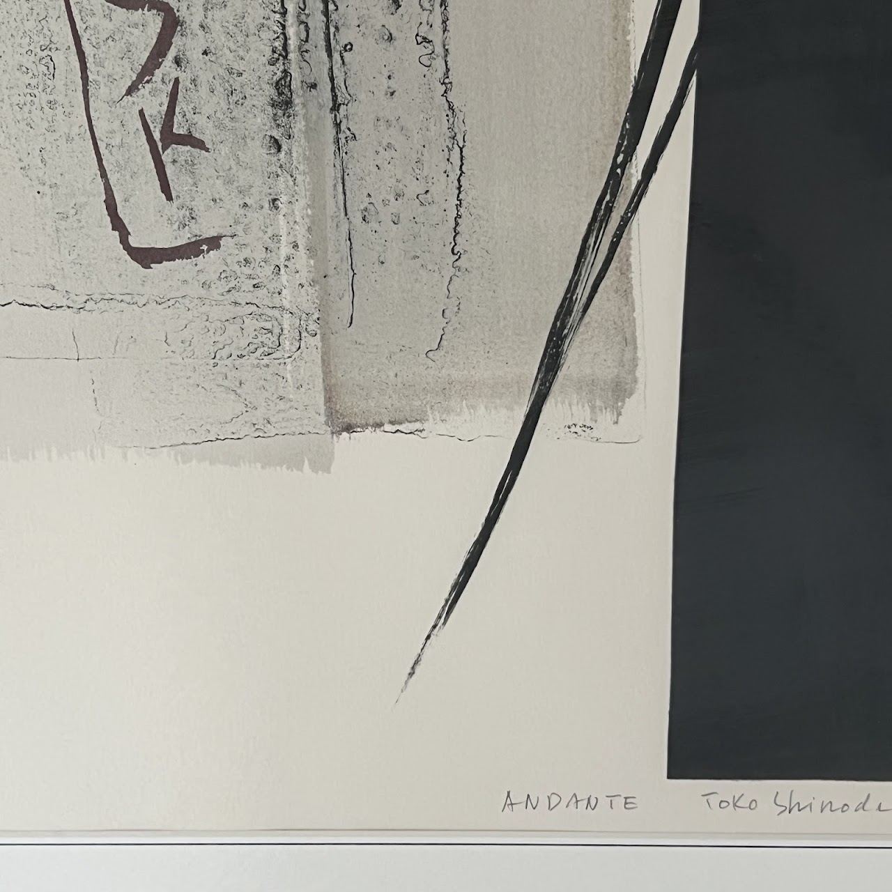 Toko Shinoda 'Andante' Signed Lithograph