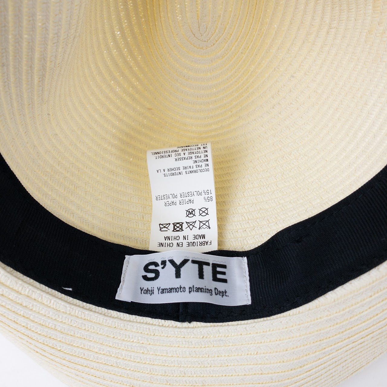 Yohji Yamamoto S'yte Woven Havana Hat