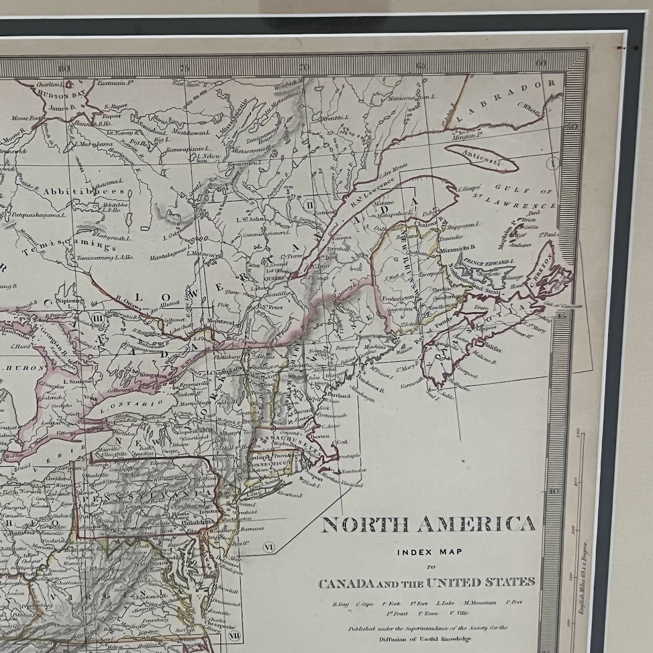 1834 Baldwin & Cradock SDUK Engraved Map of North America