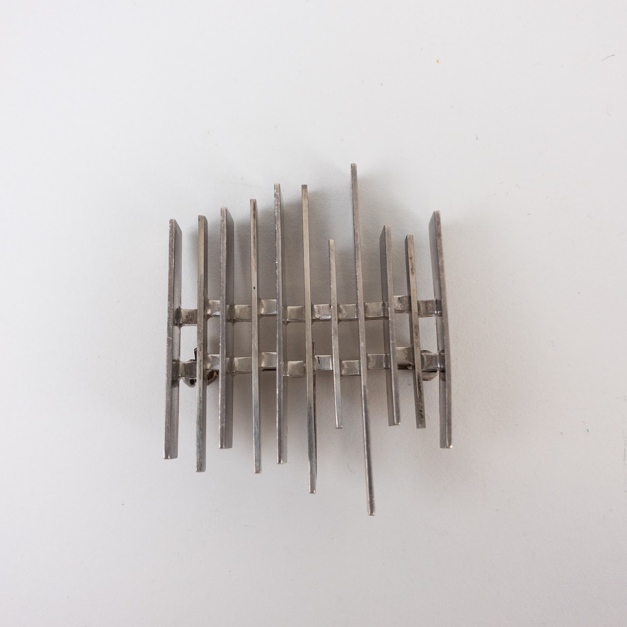 Danish Sterling Silver Modernist Brooch, Rey Urban for A. Fausing