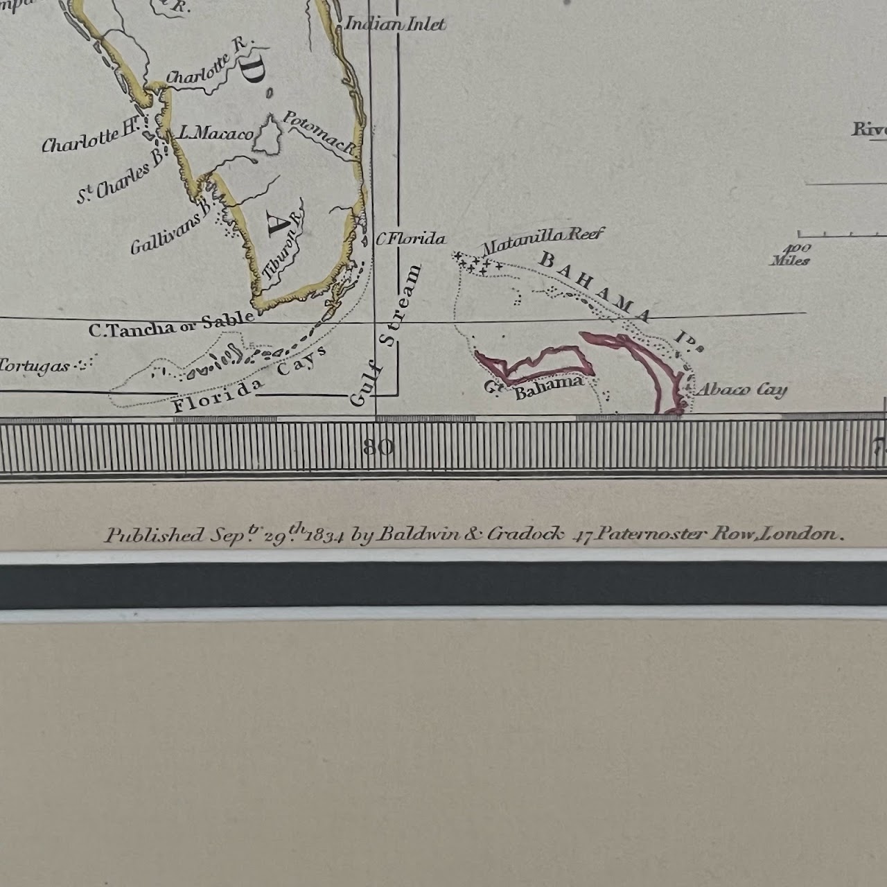 1834 Baldwin & Cradock SDUK Engraved Map of North America