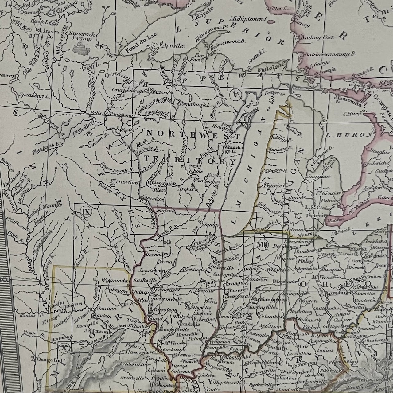 1834 Baldwin & Cradock SDUK Engraved Map of North America