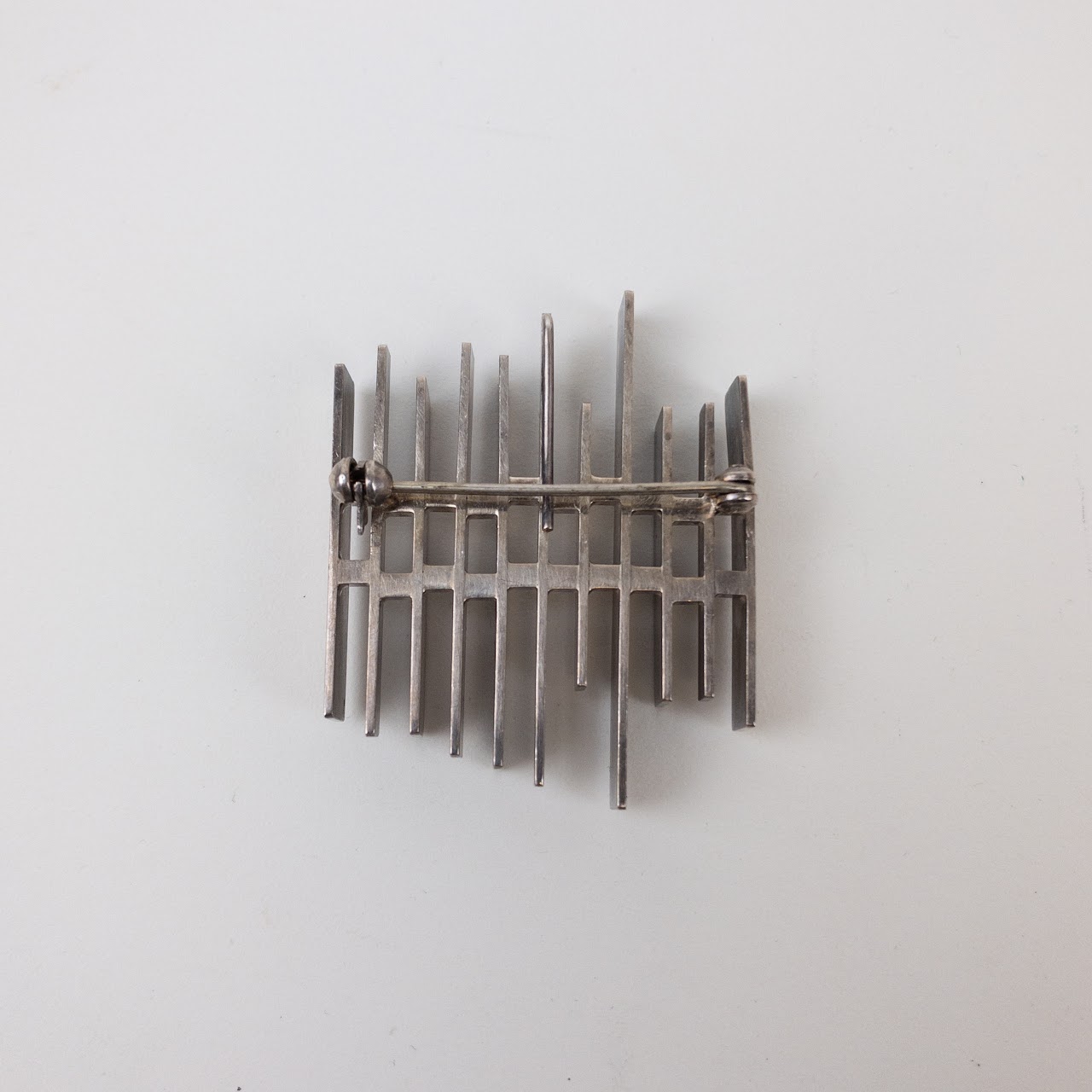 Danish Sterling Silver Modernist Brooch, Rey Urban for A. Fausing