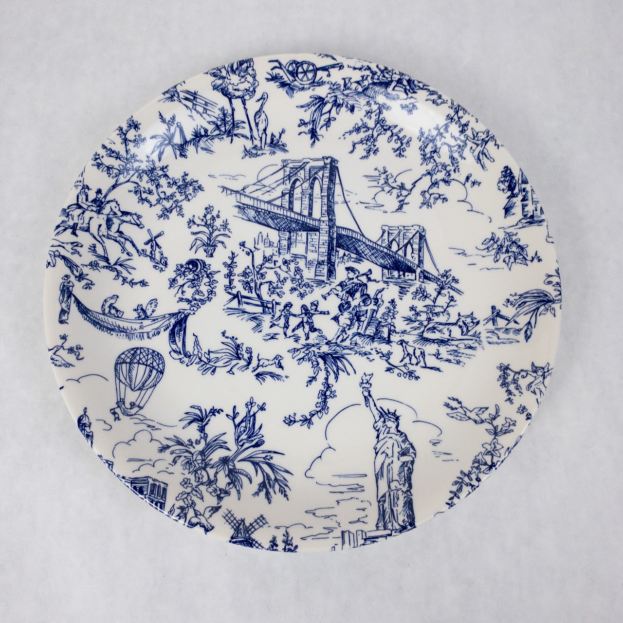 Tiffany & Co. New York Toile Salad Plate Set