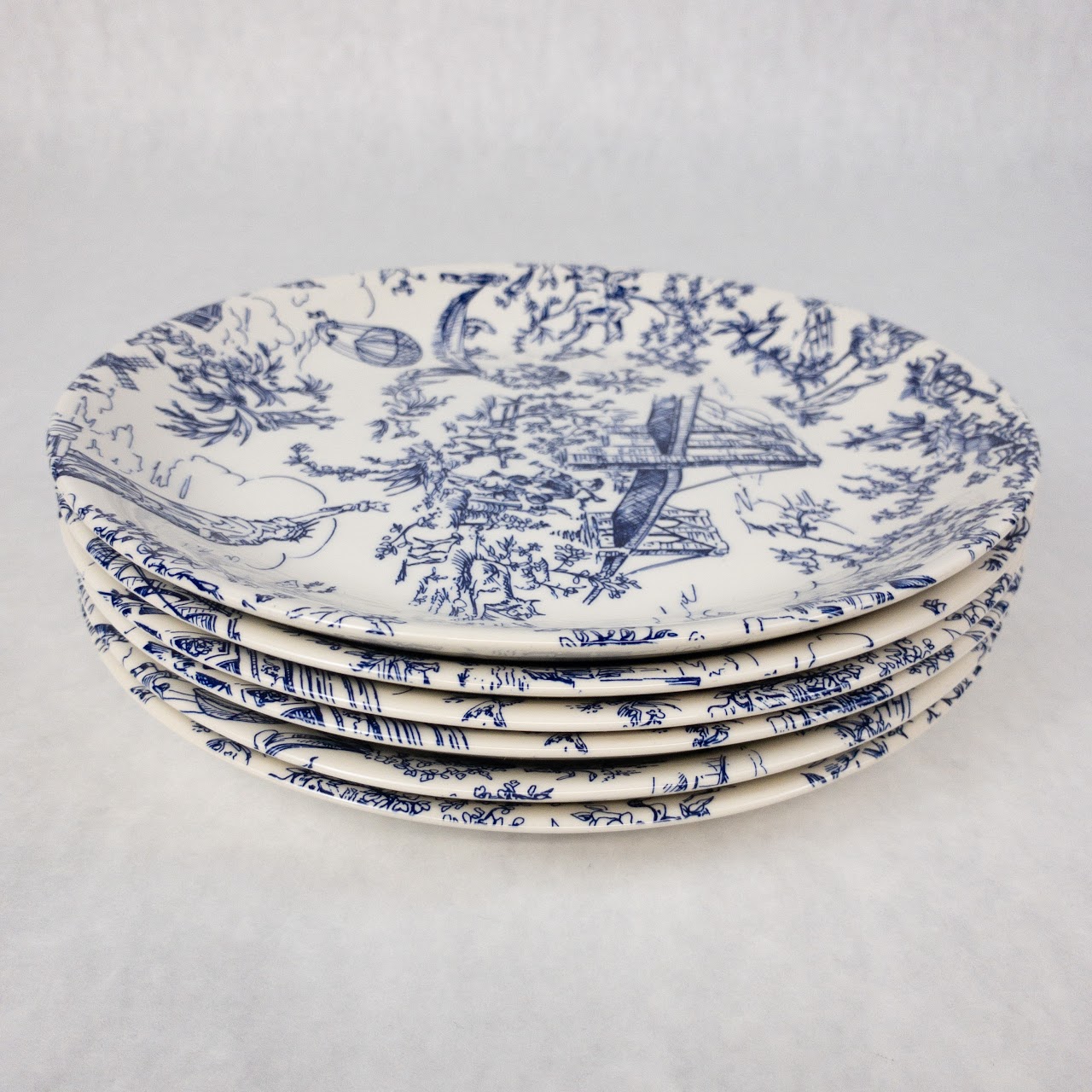 Tiffany & Co. New York Toile Salad Plate Set