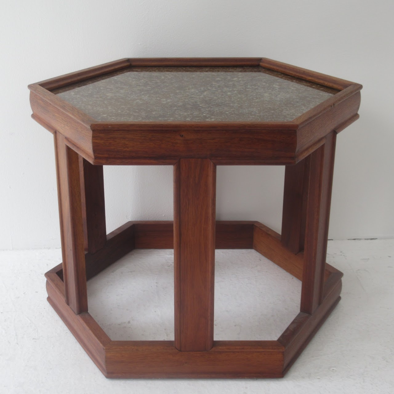 John Keal for Brown Saltman Hexagonal Side Table #2