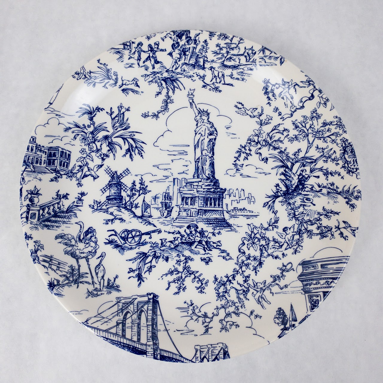 Tiffany & Co. New York Toile Salad Plate Set