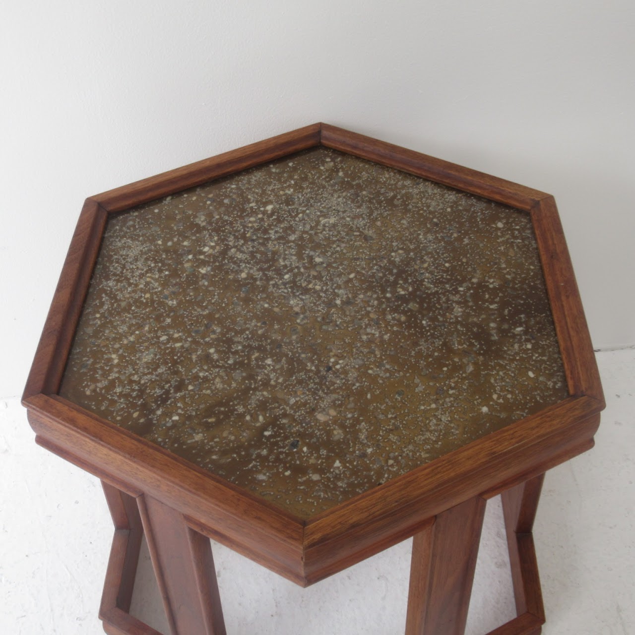 John Keal for Brown Saltman Hexagonal Side Table #2