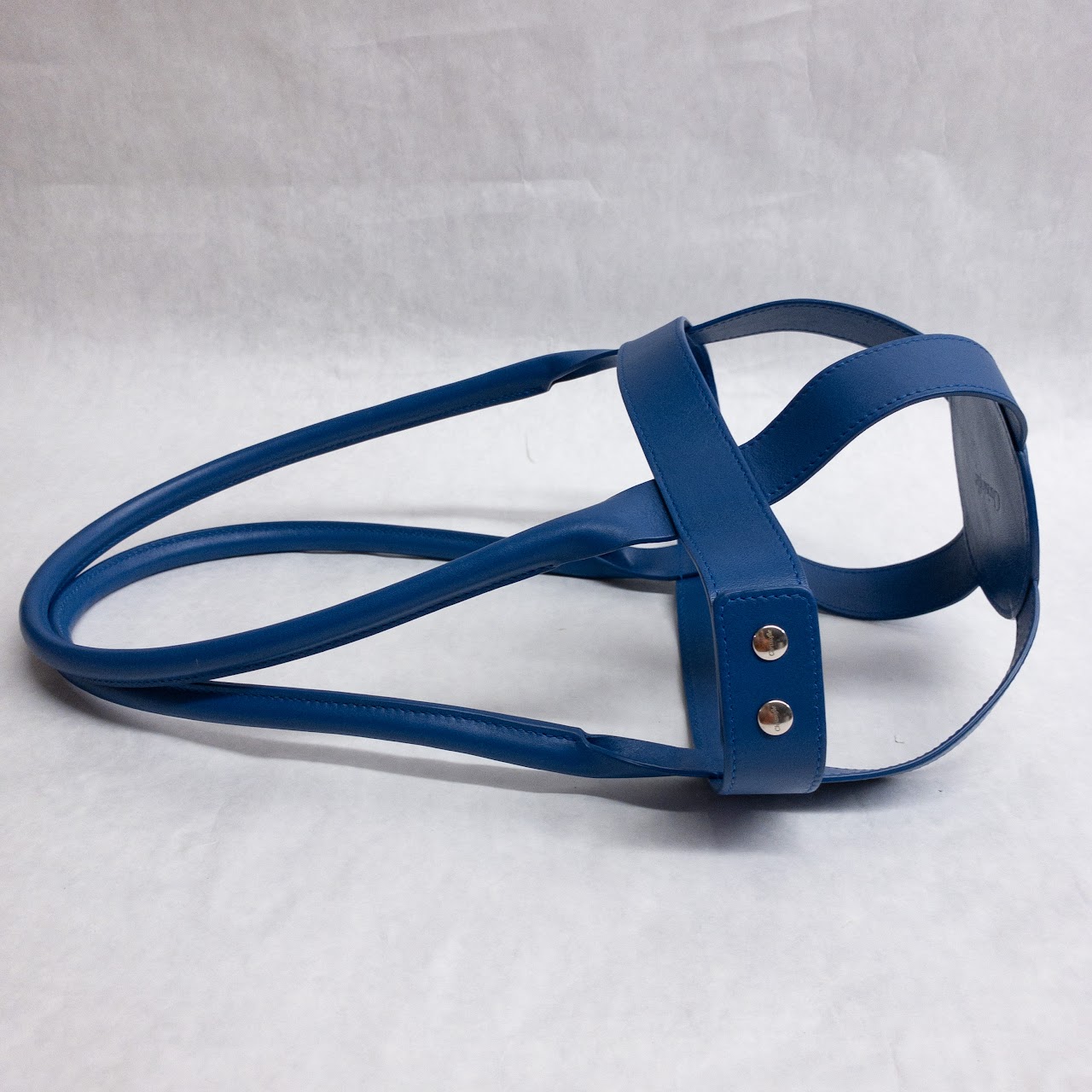 Christofle Blue Leather Bridle