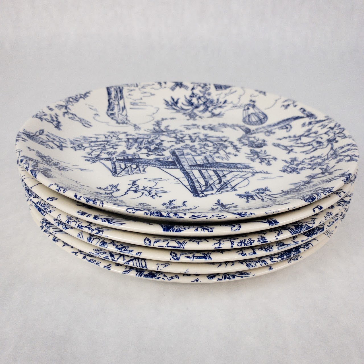 Tiffany & Co. New York Toile Salad Plate Set