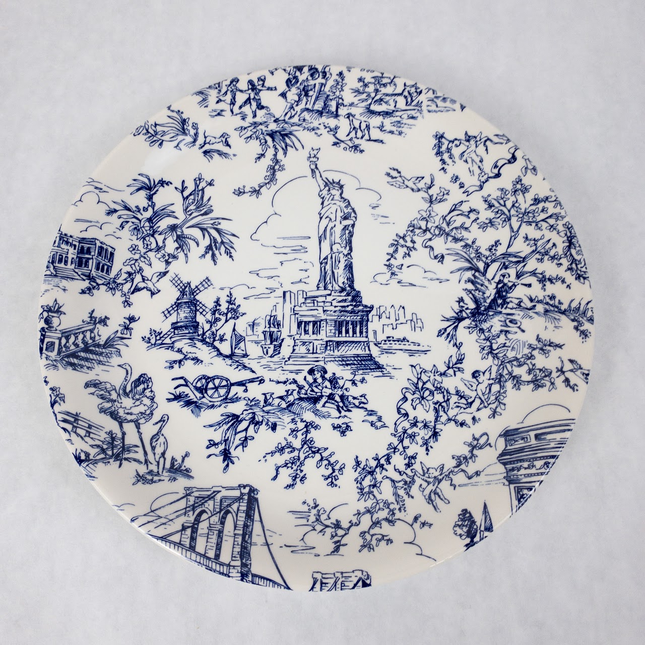 Tiffany & Co. New York Toile Salad Plate Set