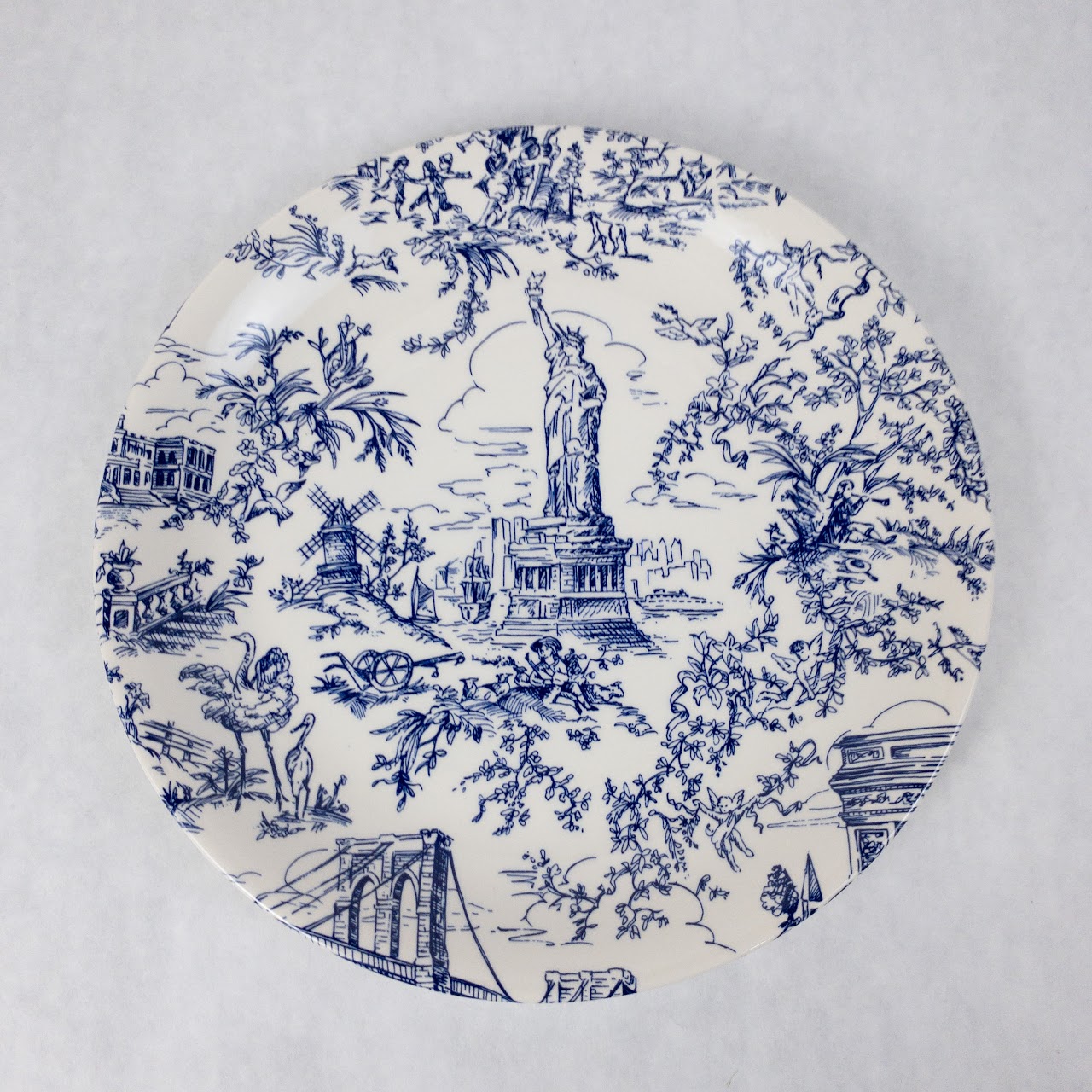 Tiffany & Co. New York Toile Salad Plate Set