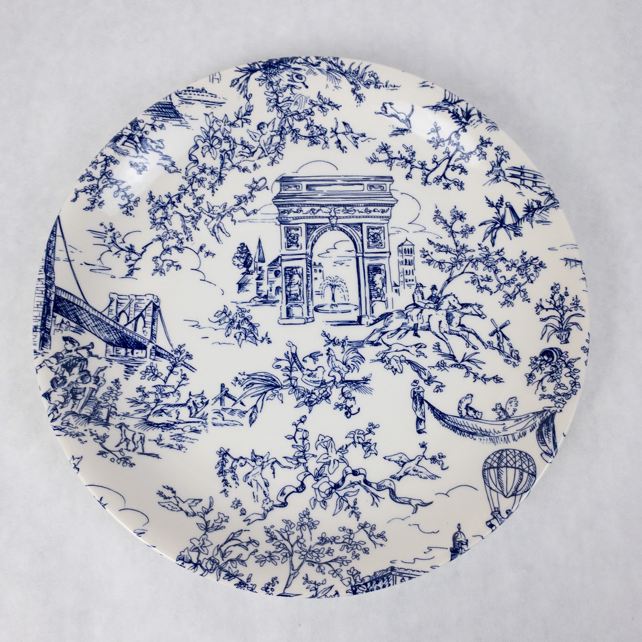 Tiffany & Co. New York Toile Salad Plate Set