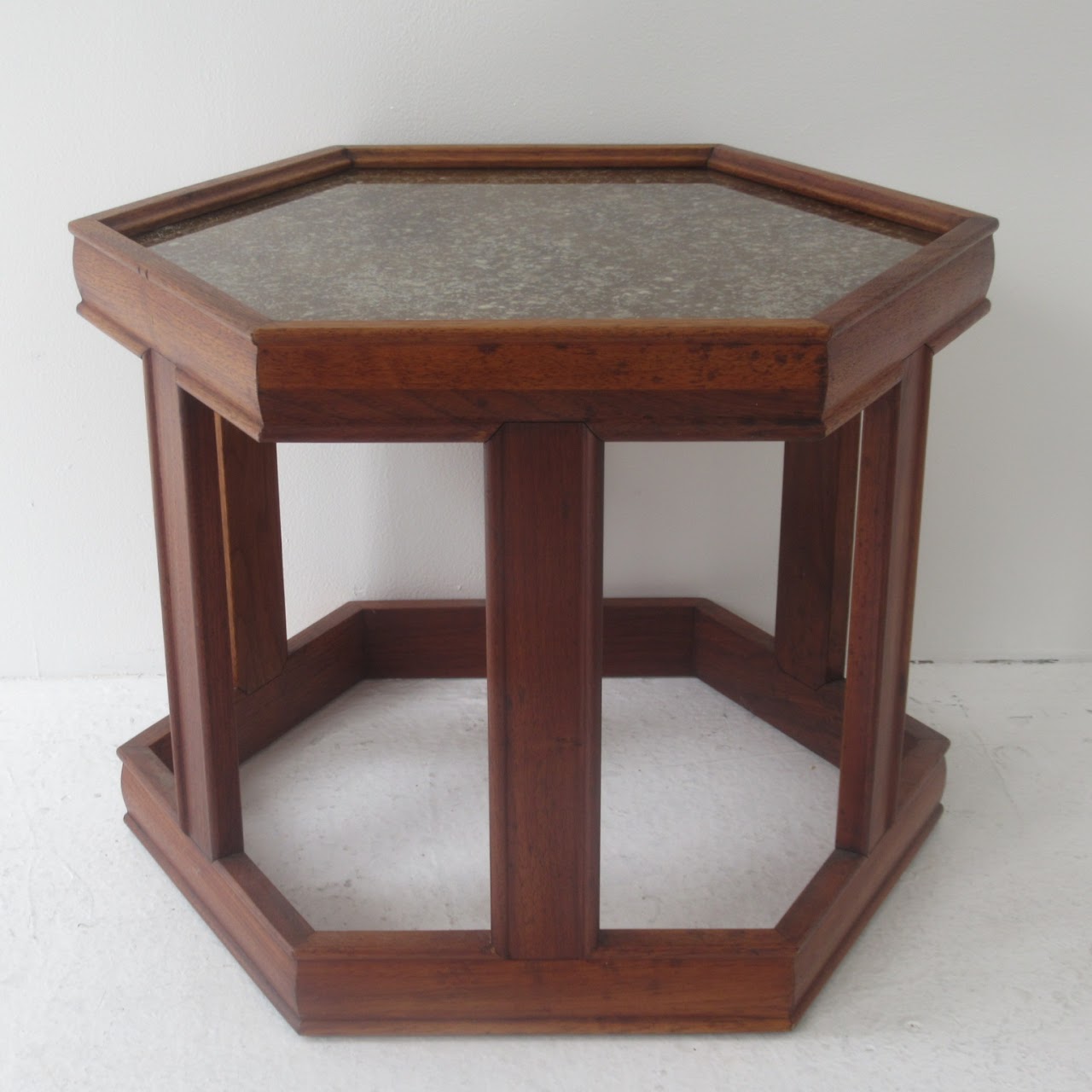 John Keal for Brown Saltman Hexagonal Side Table #2