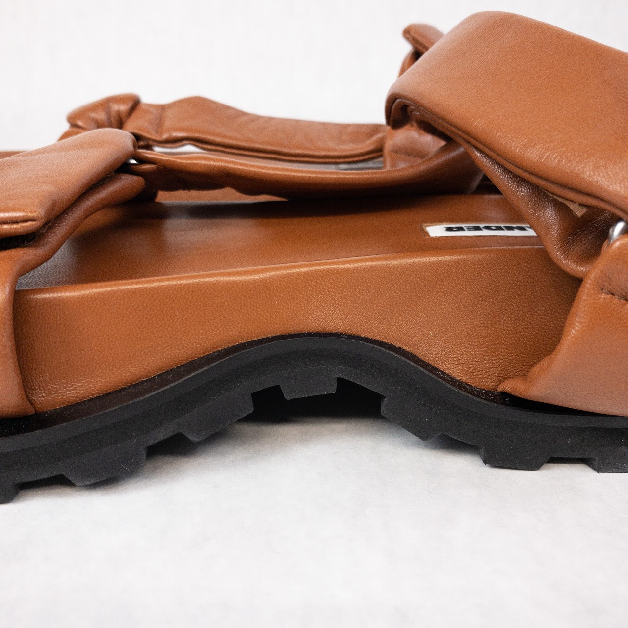 Jil Sander MINT Brown Leather Sandals