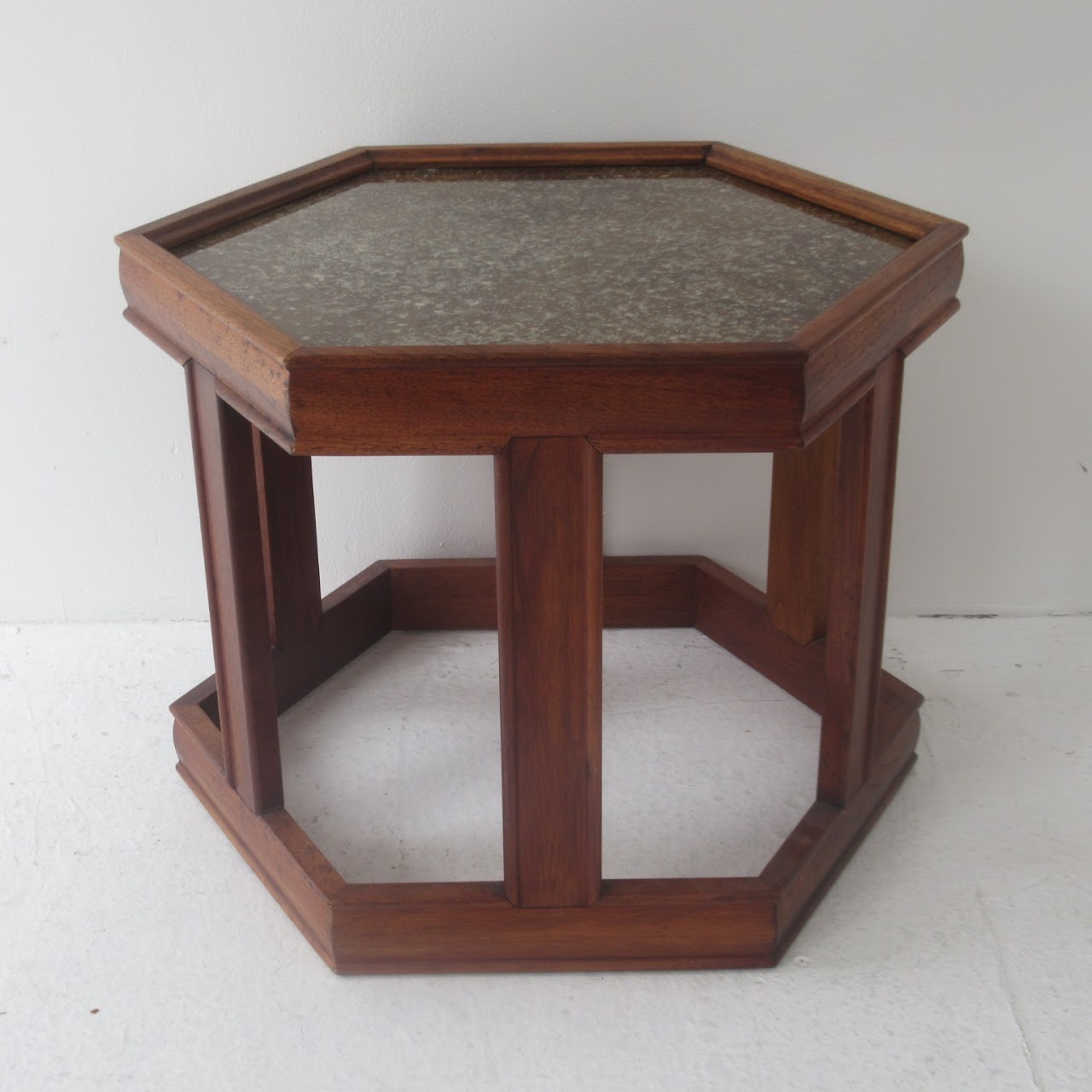 John Keal for Brown Saltman Hexagonal Side Table #2