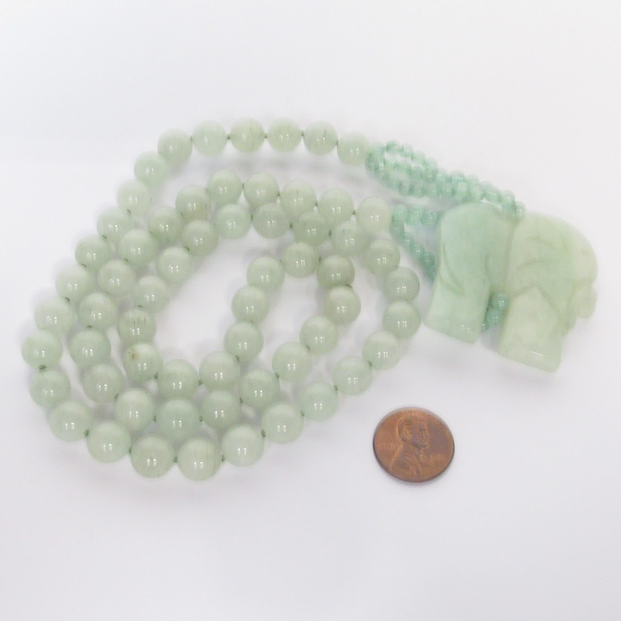 Jade Elephant Necklace