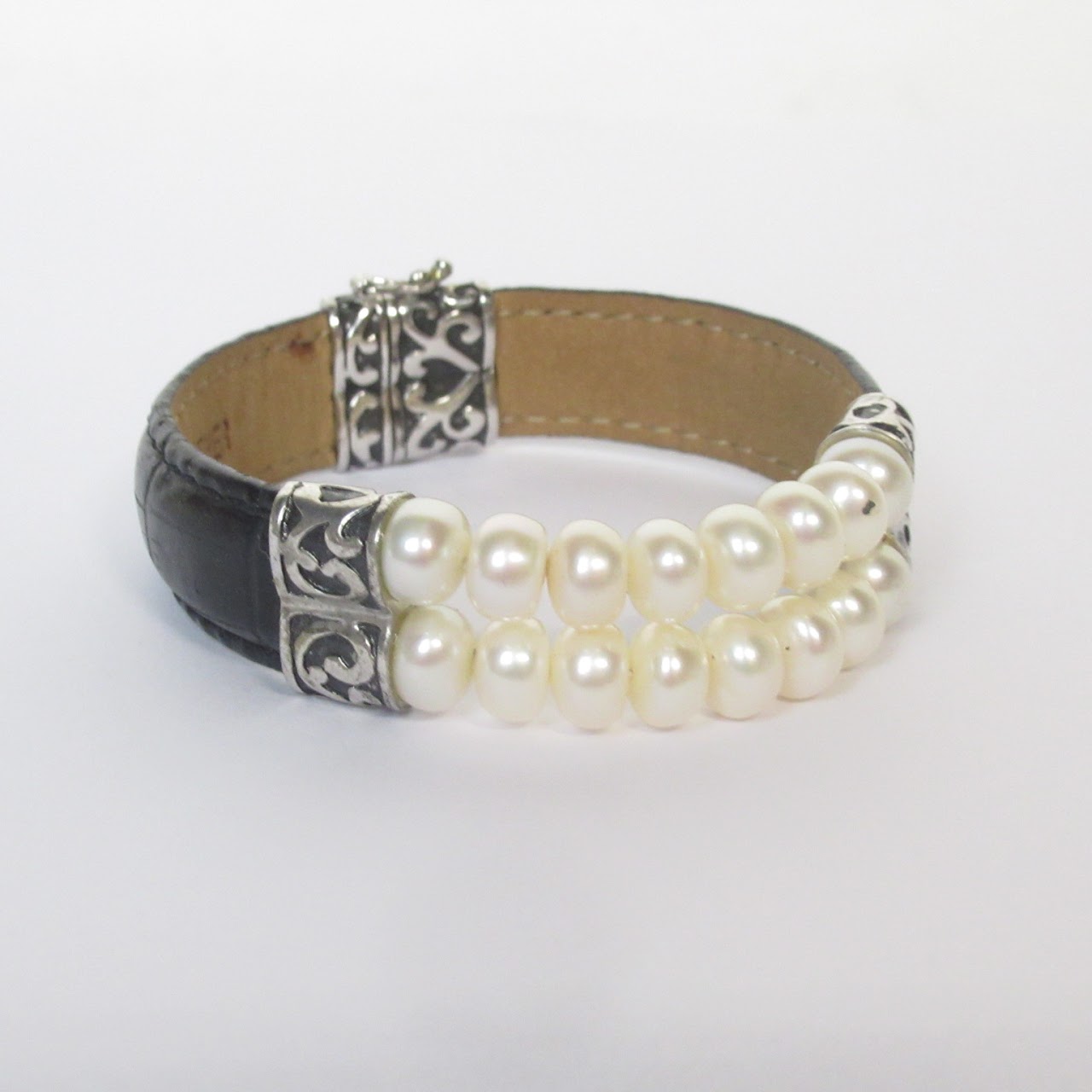 Honora Pearl, Sterling Silver & Leather Ensemble