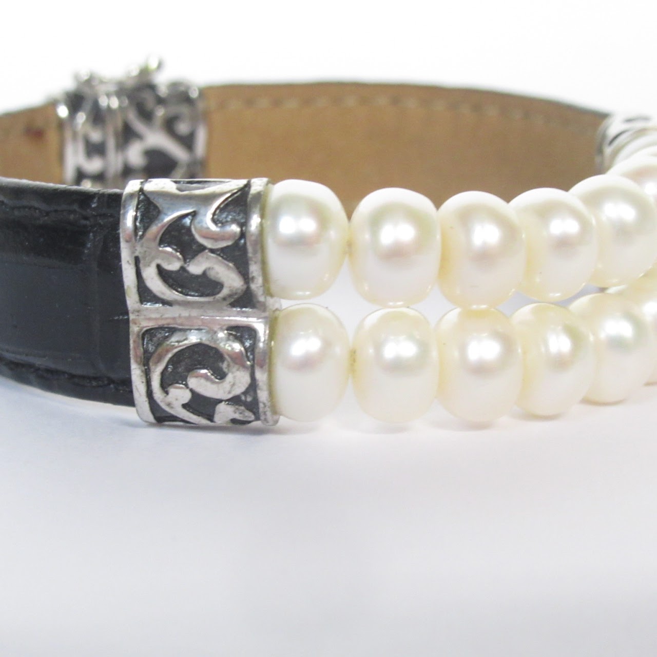 Honora Pearl, Sterling Silver & Leather Ensemble