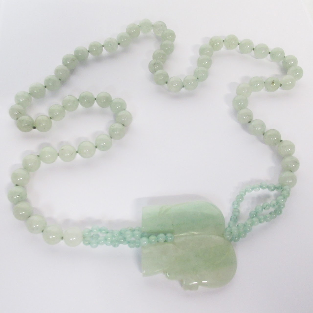 Jade Elephant Necklace