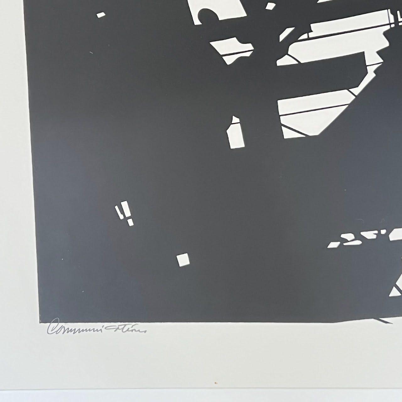 Arnold Mesches 'Communications' Signed Silkscreen, 1970