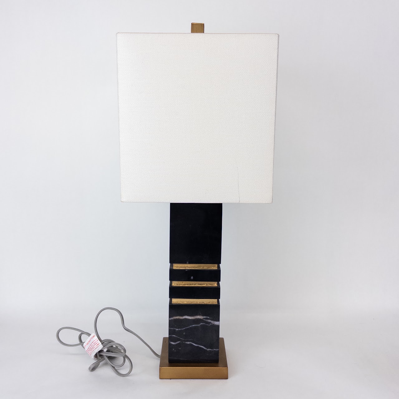 Safavieh Black Marble Table Lamp