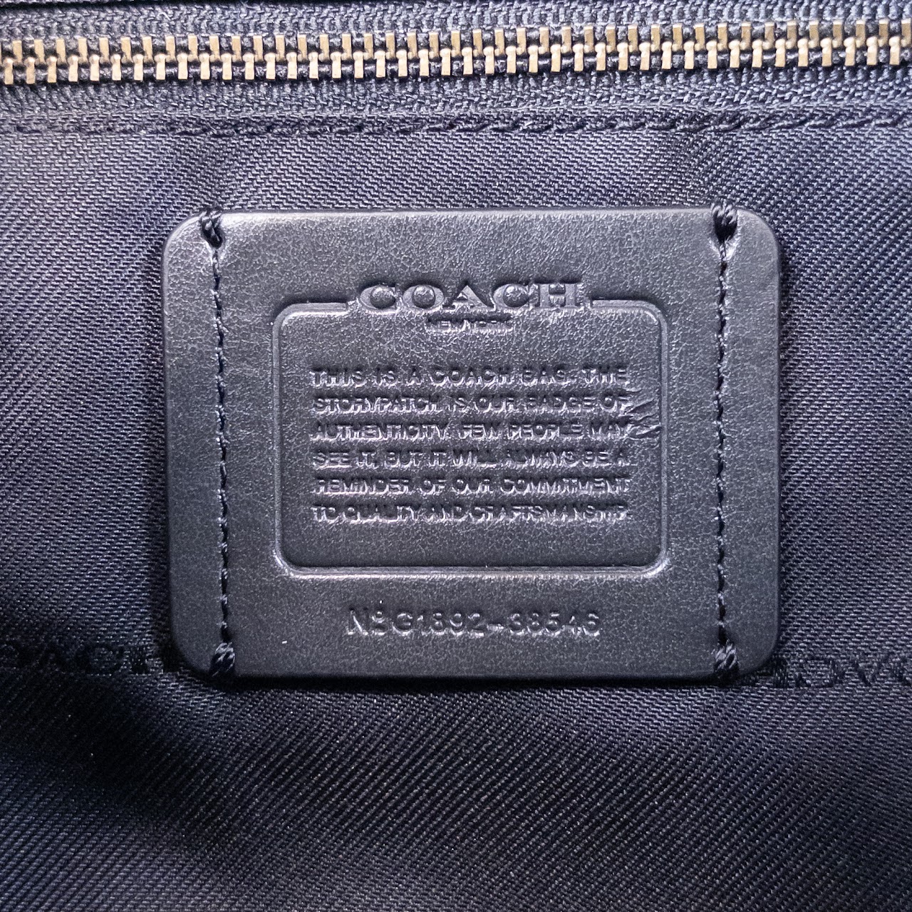 Coach Gunmetal Leather Dreamer Handbag