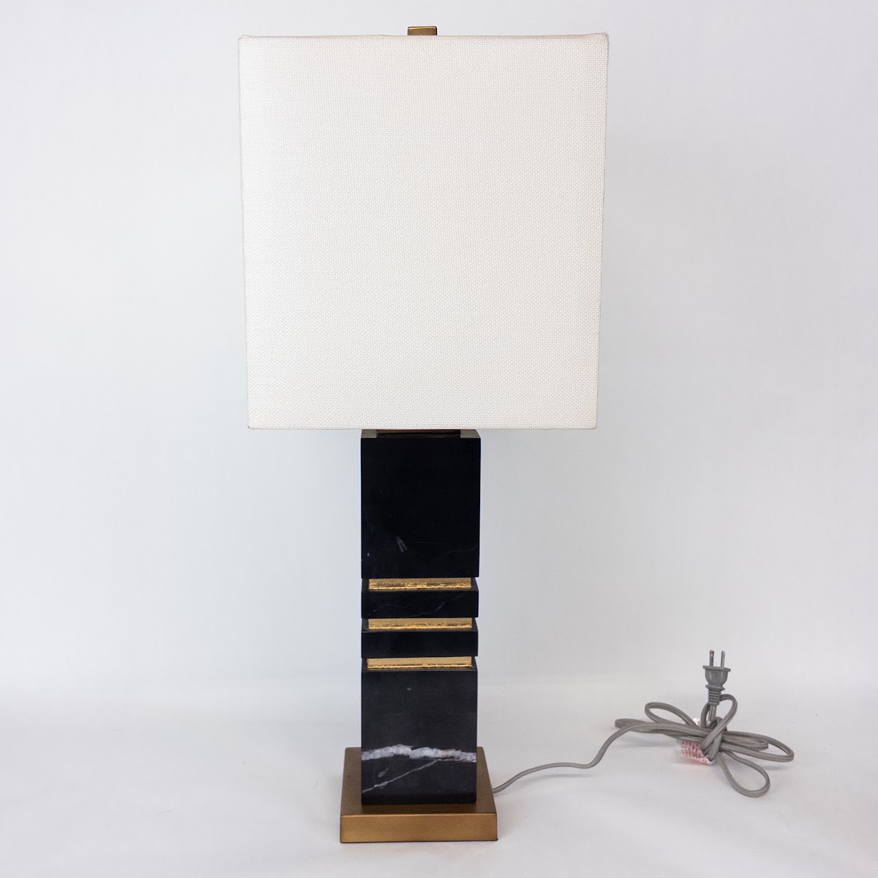 Safavieh Black Marble Table Lamp