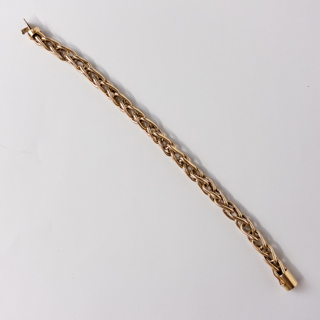 14K Gold Double Link Bracelet