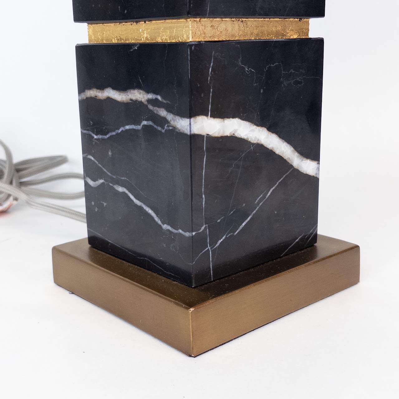 Safavieh Black Marble Table Lamp