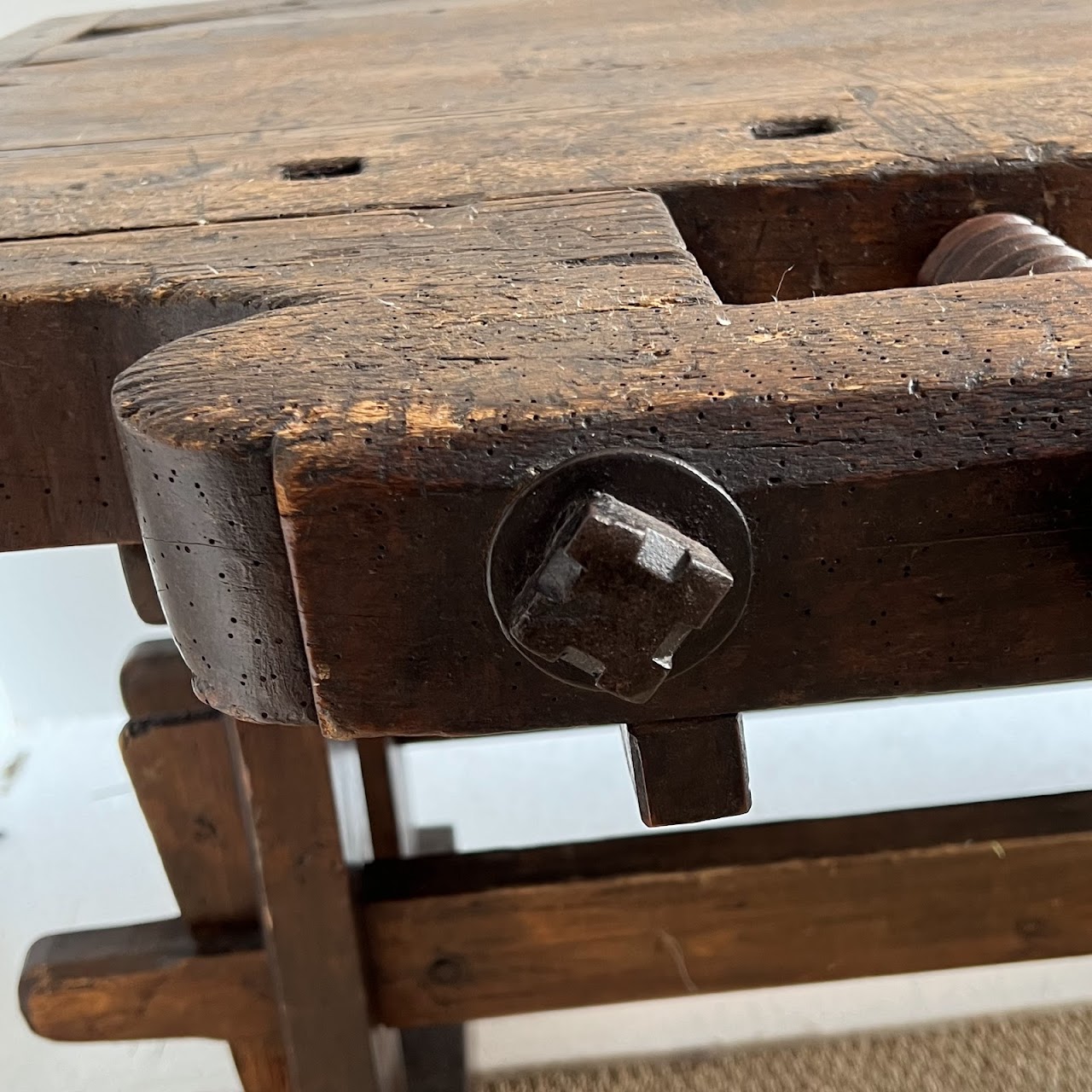 Late 19th-Early 20th C. Carpenter's Workbench