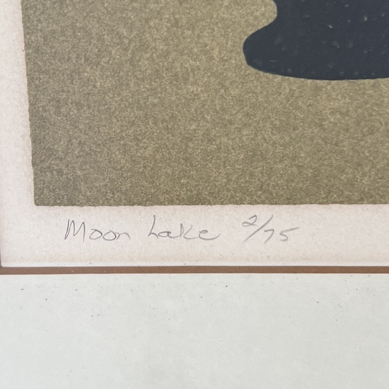 Judy Targan 'Moon Lake' Signed Lithograph