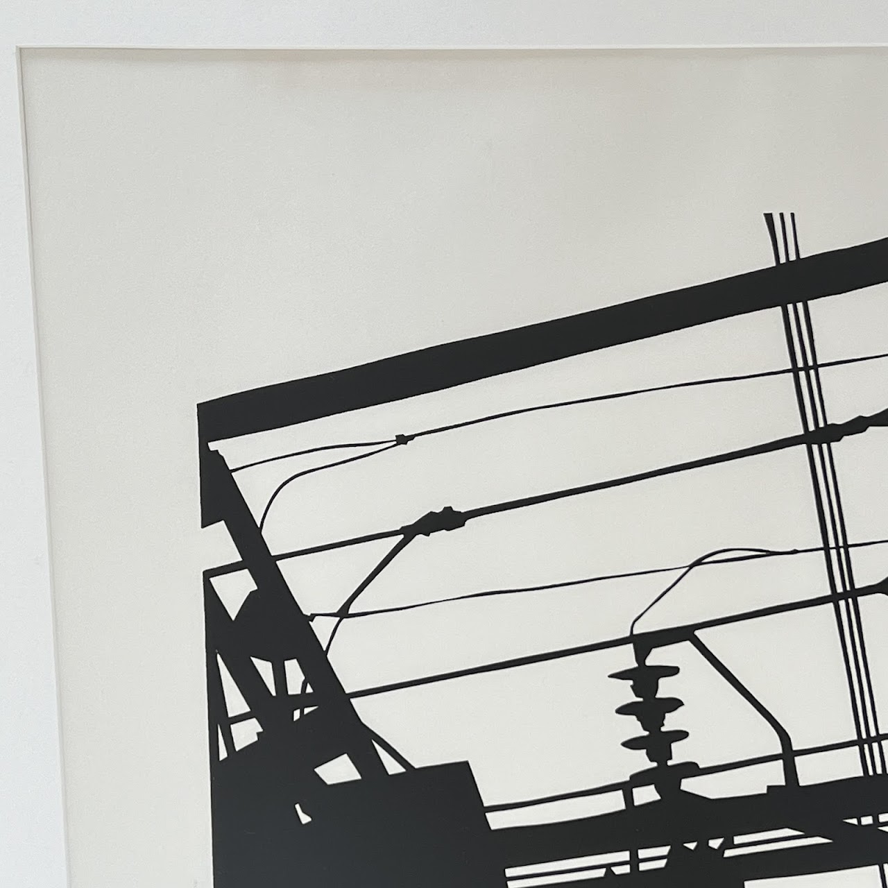 Arnold Mesches 'Communications' Signed Silkscreen, 1970