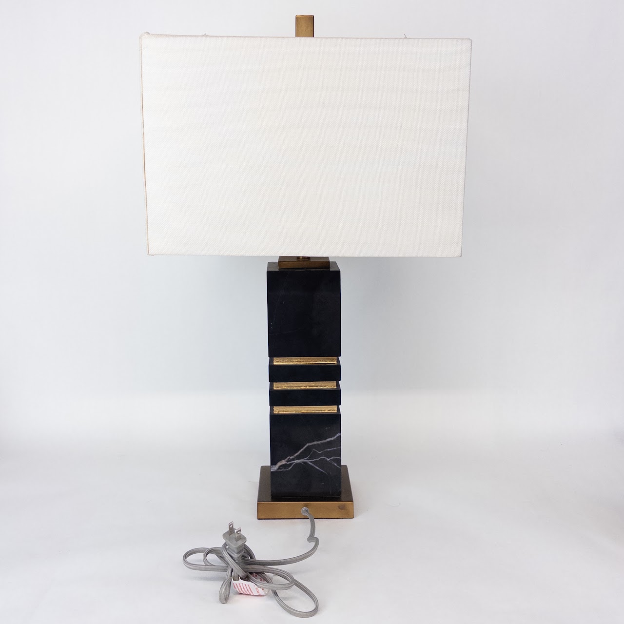 Safavieh Black Marble Table Lamp