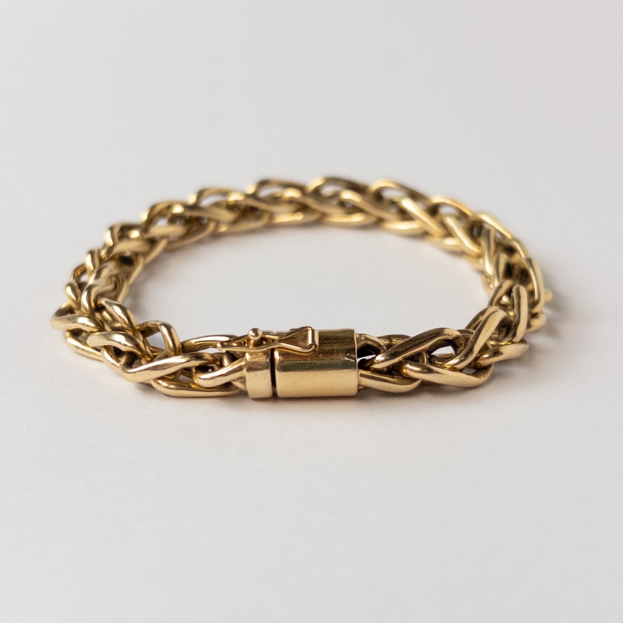 14K Gold Double Link Bracelet