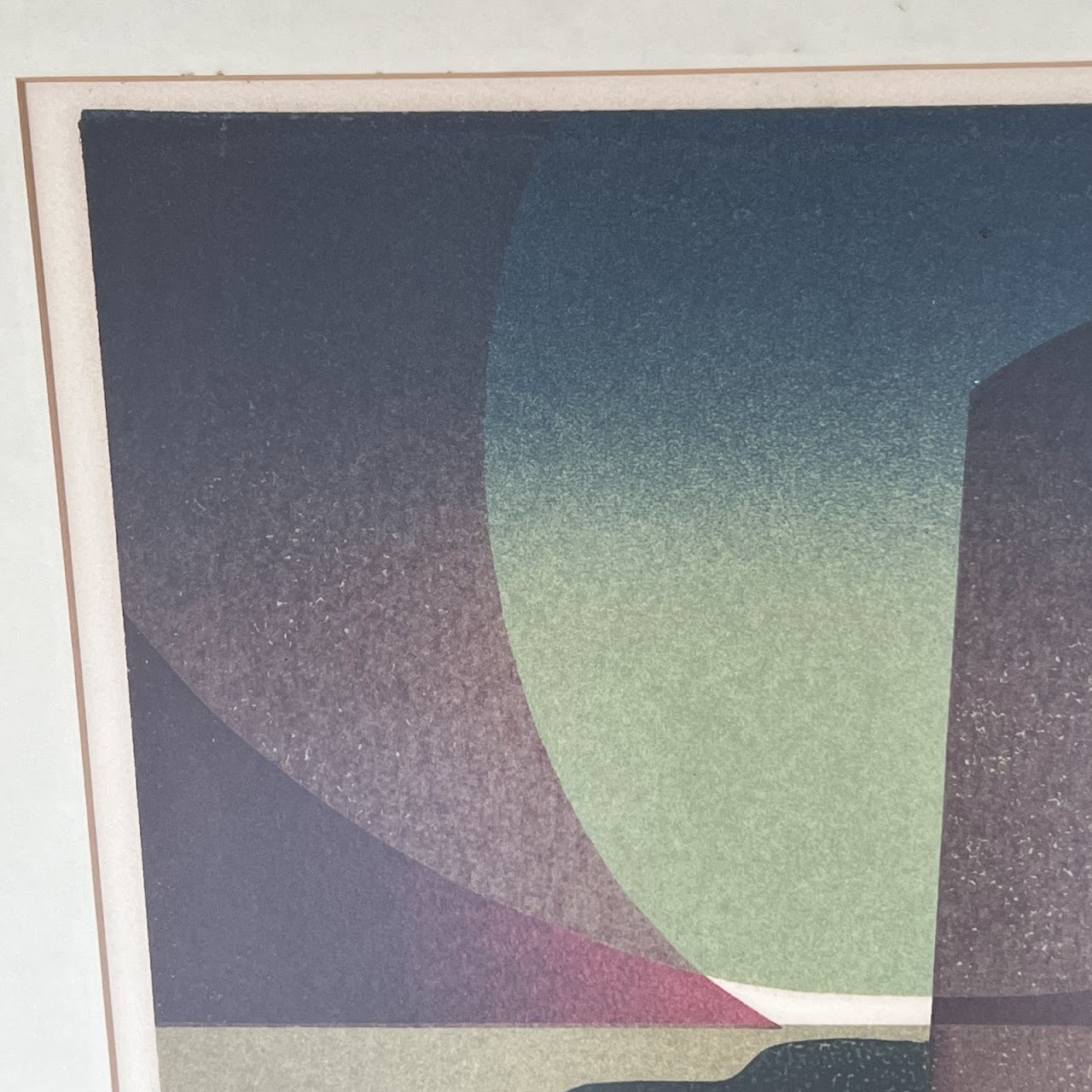 Judy Targan 'Moon Lake' Signed Lithograph